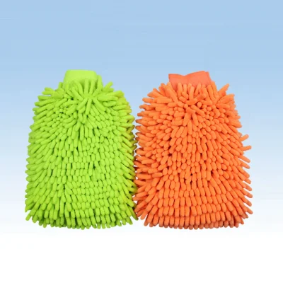 Microfibra Chenille Car Wash Limpieza Mitt Toalla Lavar Mitt (CN1401)